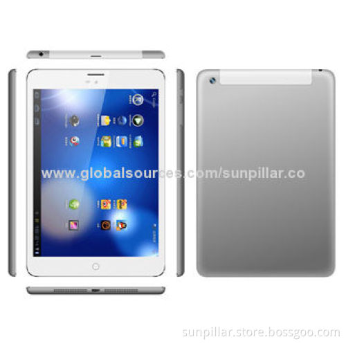 7.85 inch MTK8312 Dual Core 3G Tablet PC with GPS, BT, FM, Wi-Fi